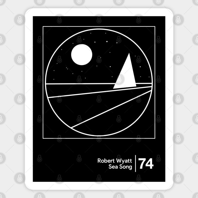 Robert Wyatt / Minimal Style Graphic Artwork Magnet by saudade